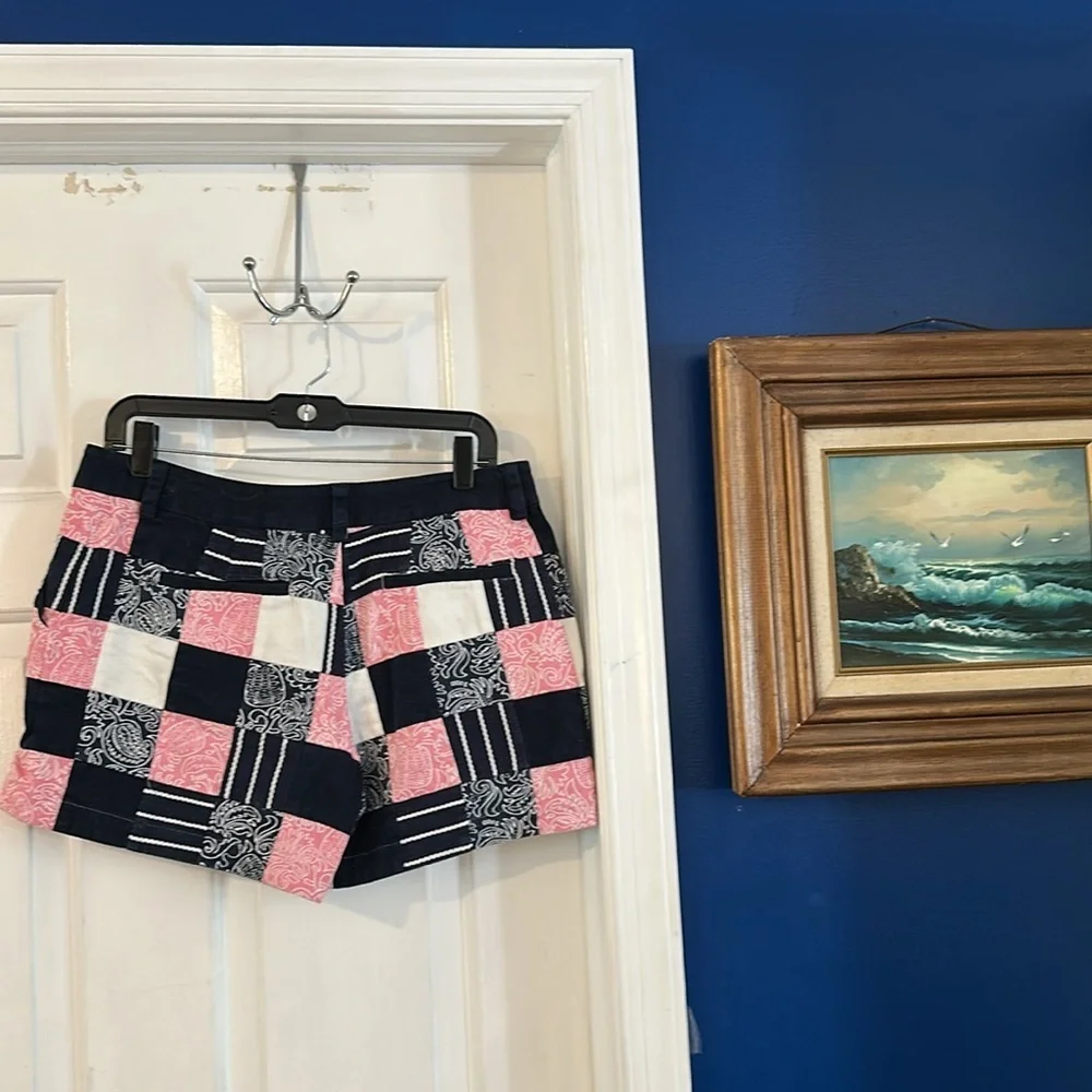 Women’s Vineyard Vines by Shep & Ian Plaid Cotton & Spandex Shorts Size 6